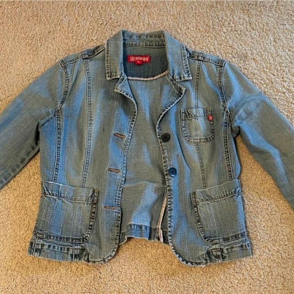 Plugg Jean Shacket Jacket